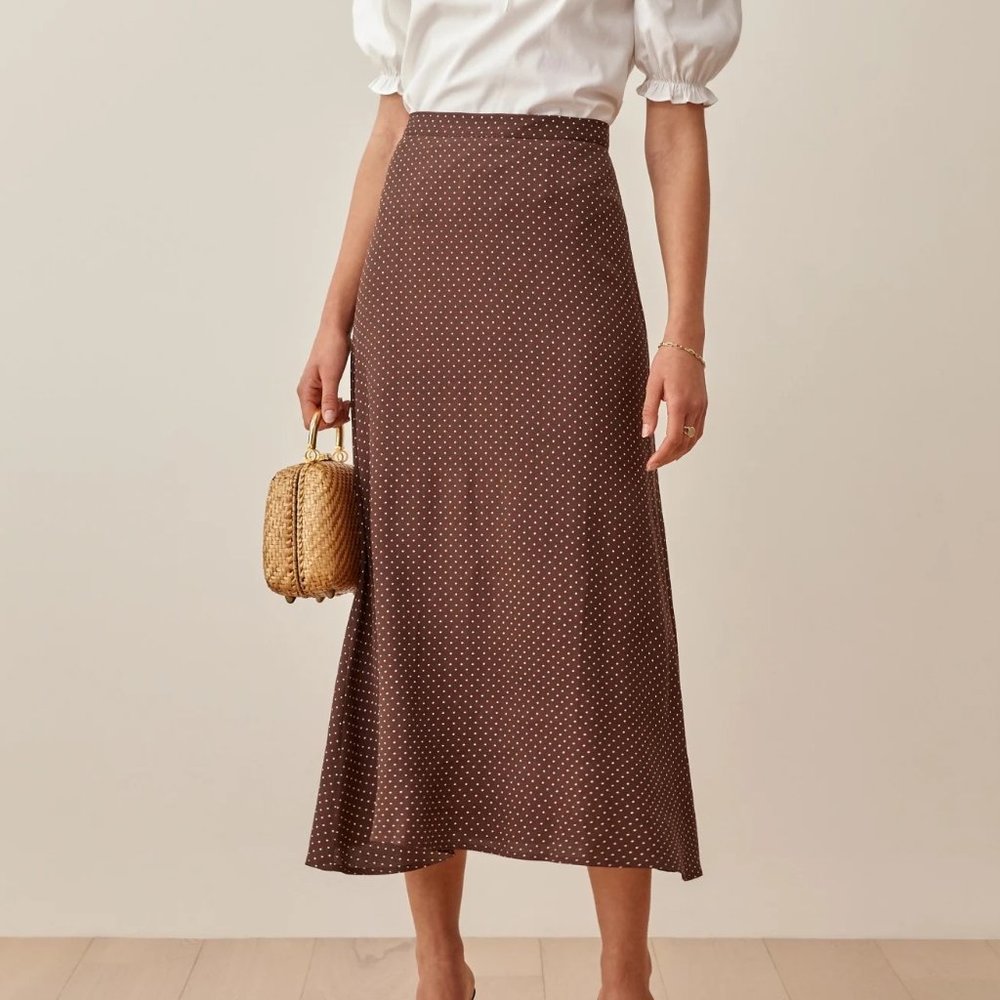 Bea Skirt Truffle - Perfect Condition